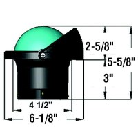 Navigator Compass, Flush Mt., Flat Dial, Black - Fn-201 - 128-Fn201F1